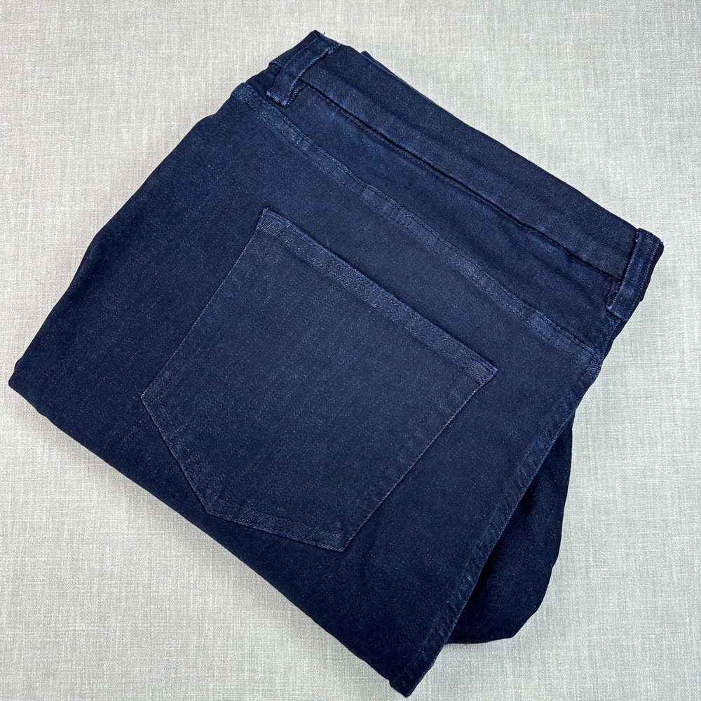 Denim & Co Straight Leg Jeans Women 20W Dark Indigo Stretch Pant NWOT